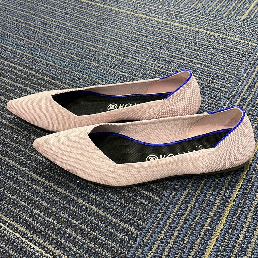 Rothy’s point toe flats